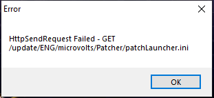 "Httpsendrequest failed" fix? - General Discussion - MicroVolts Forum